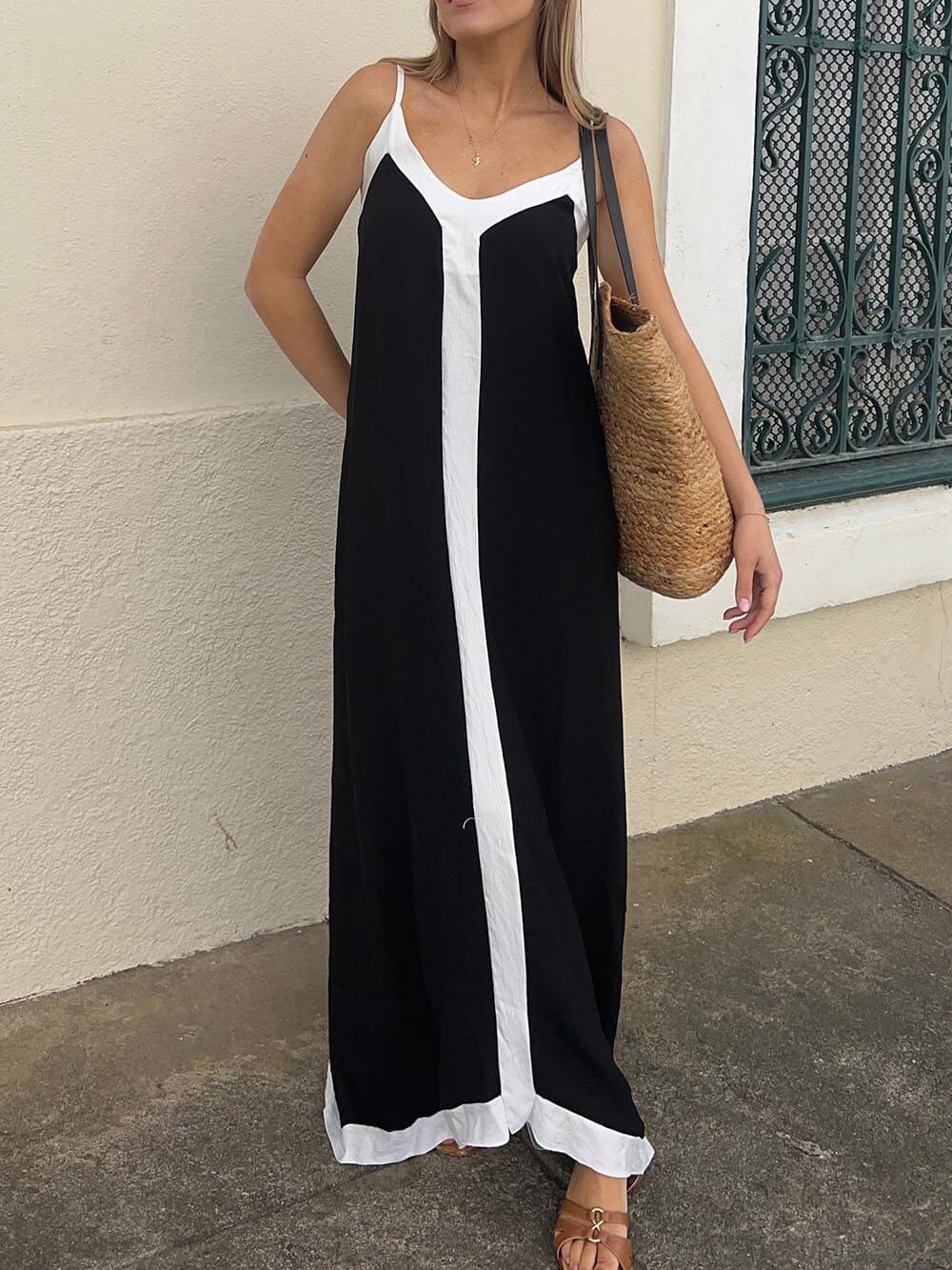 Maxine | Robe Maxi Sans Manches Douce