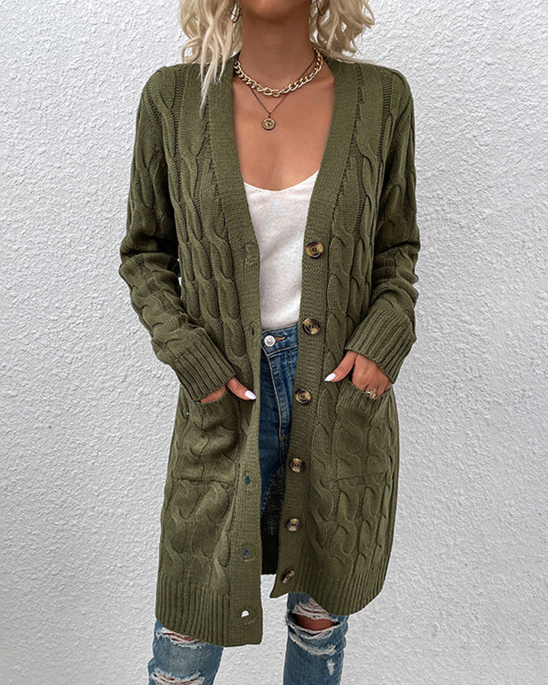 Isabelle | Cardigan en maille à manches longues