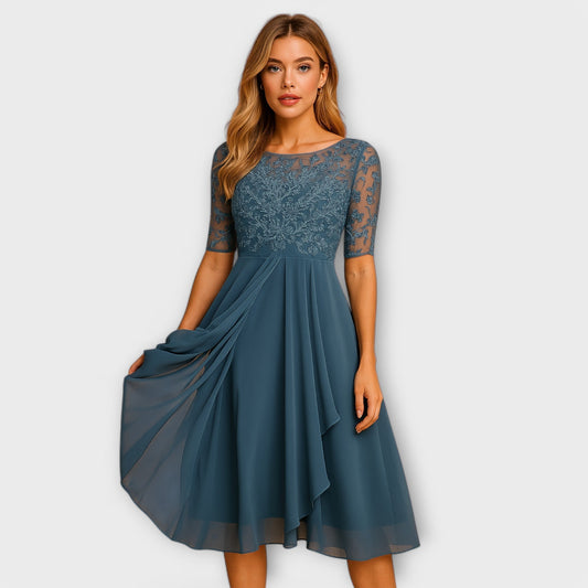Élodie | Robe d’invitée de mariage élégante