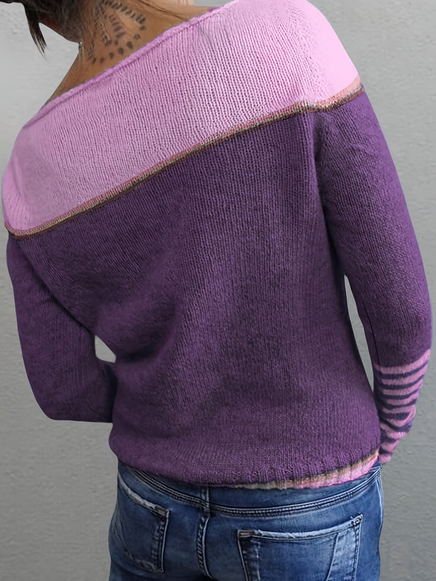 Katharina | Pull Rayé à Manches Longues