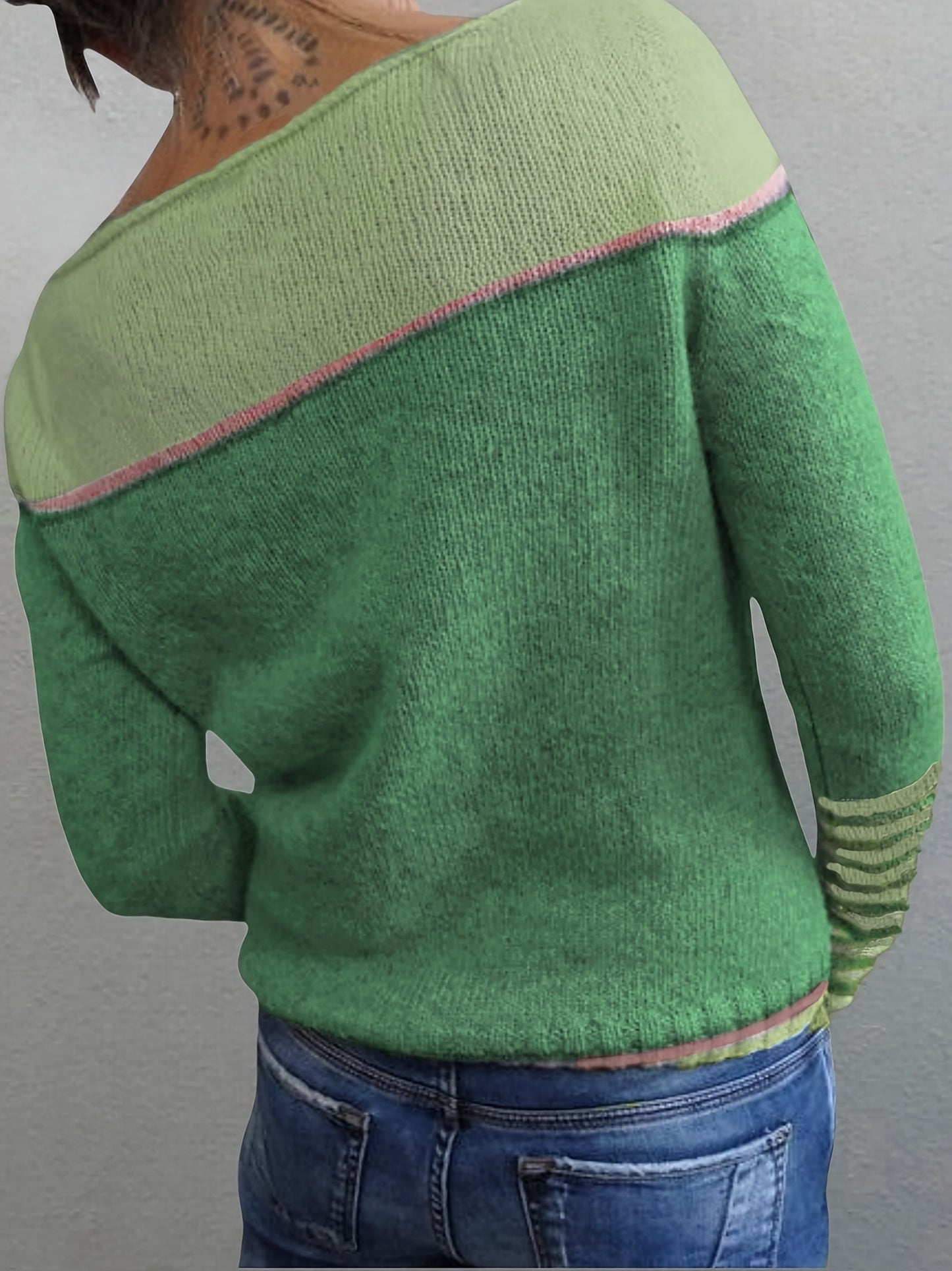 Katharina | Pull Rayé à Manches Longues