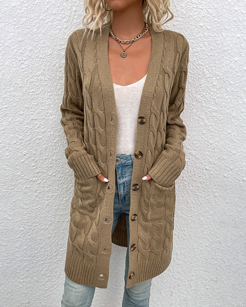 Isabelle | Cardigan en maille à manches longues