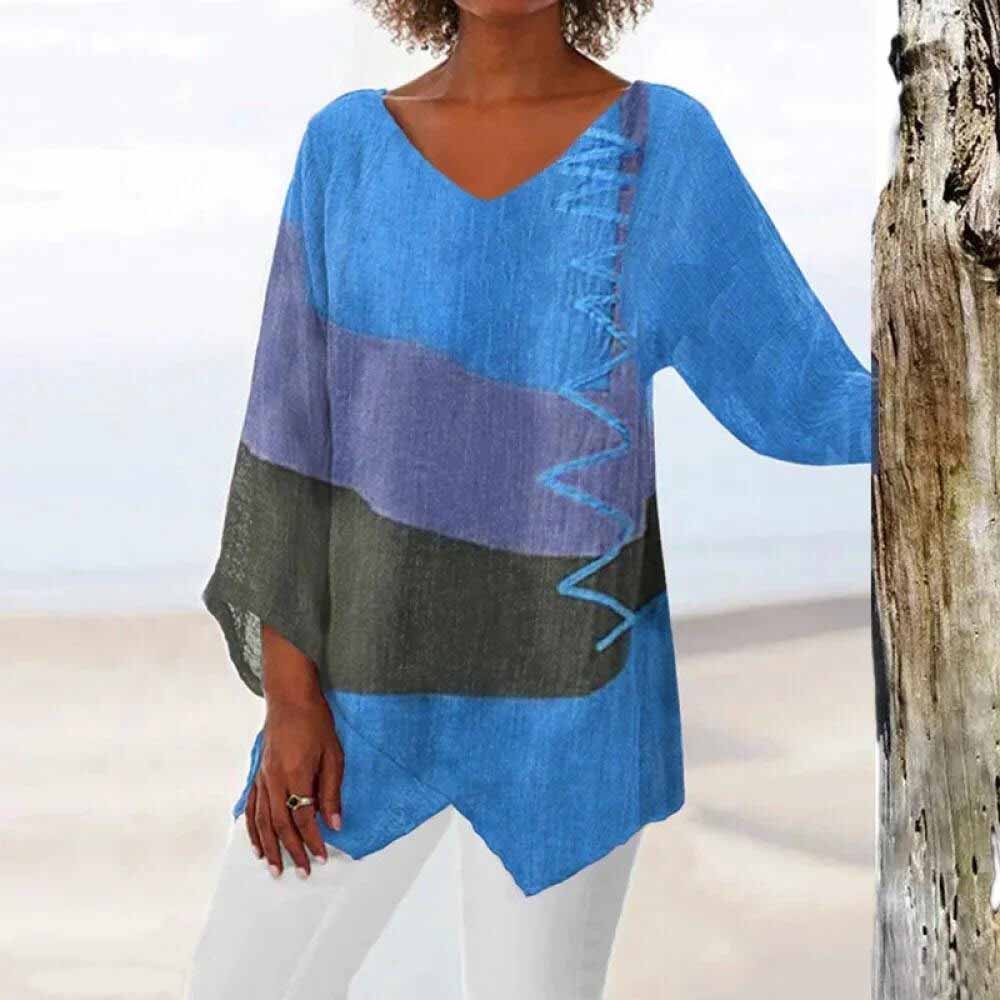 Élise | Chemise Élégante Tricolore