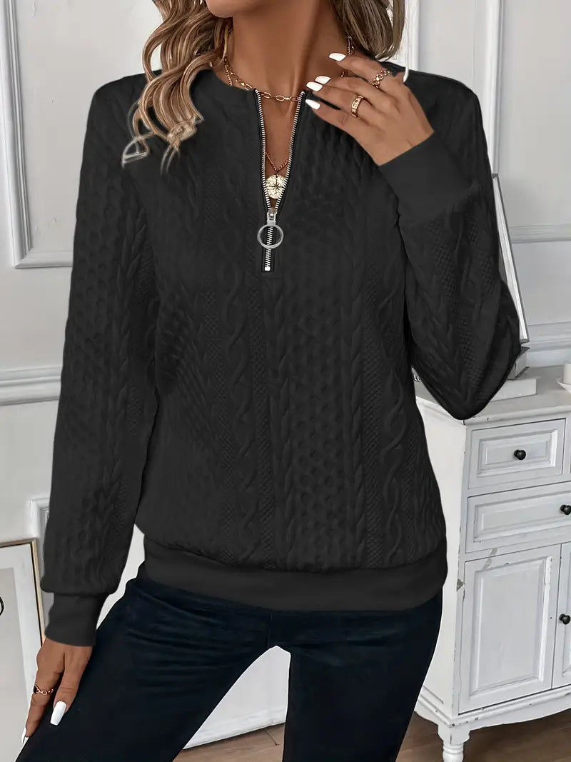 Lucia | Pull À Zip Élégant
