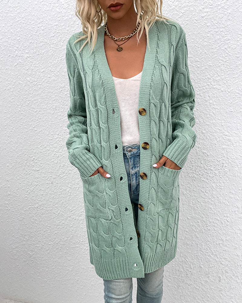 Isabelle | Cardigan en maille à manches longues