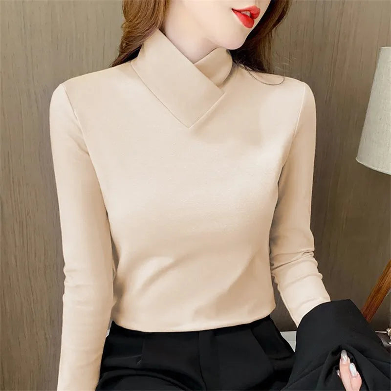 Liora | T-shirt Col Roulé Chic