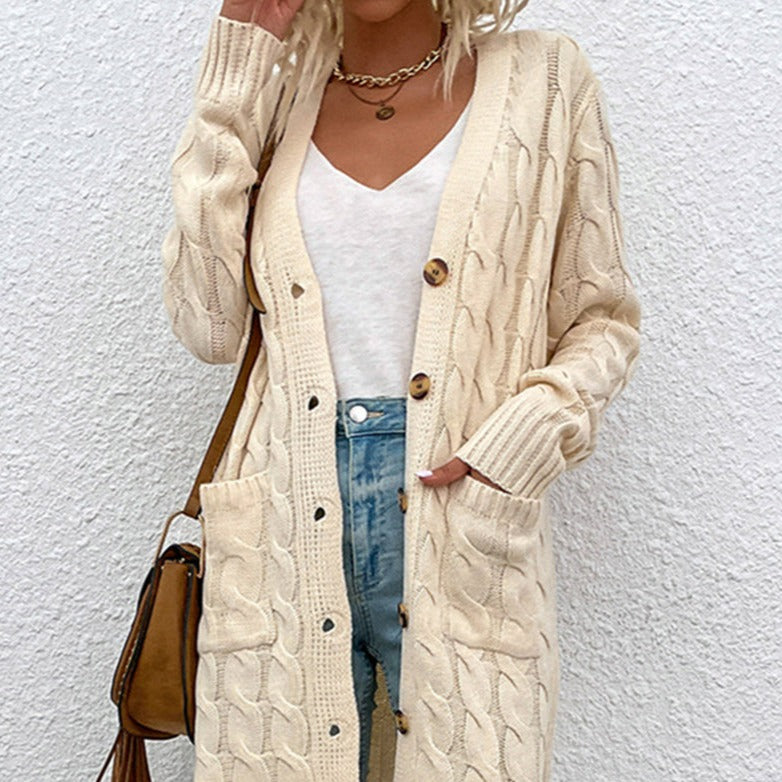 Isabelle | Cardigan en maille à manches longues
