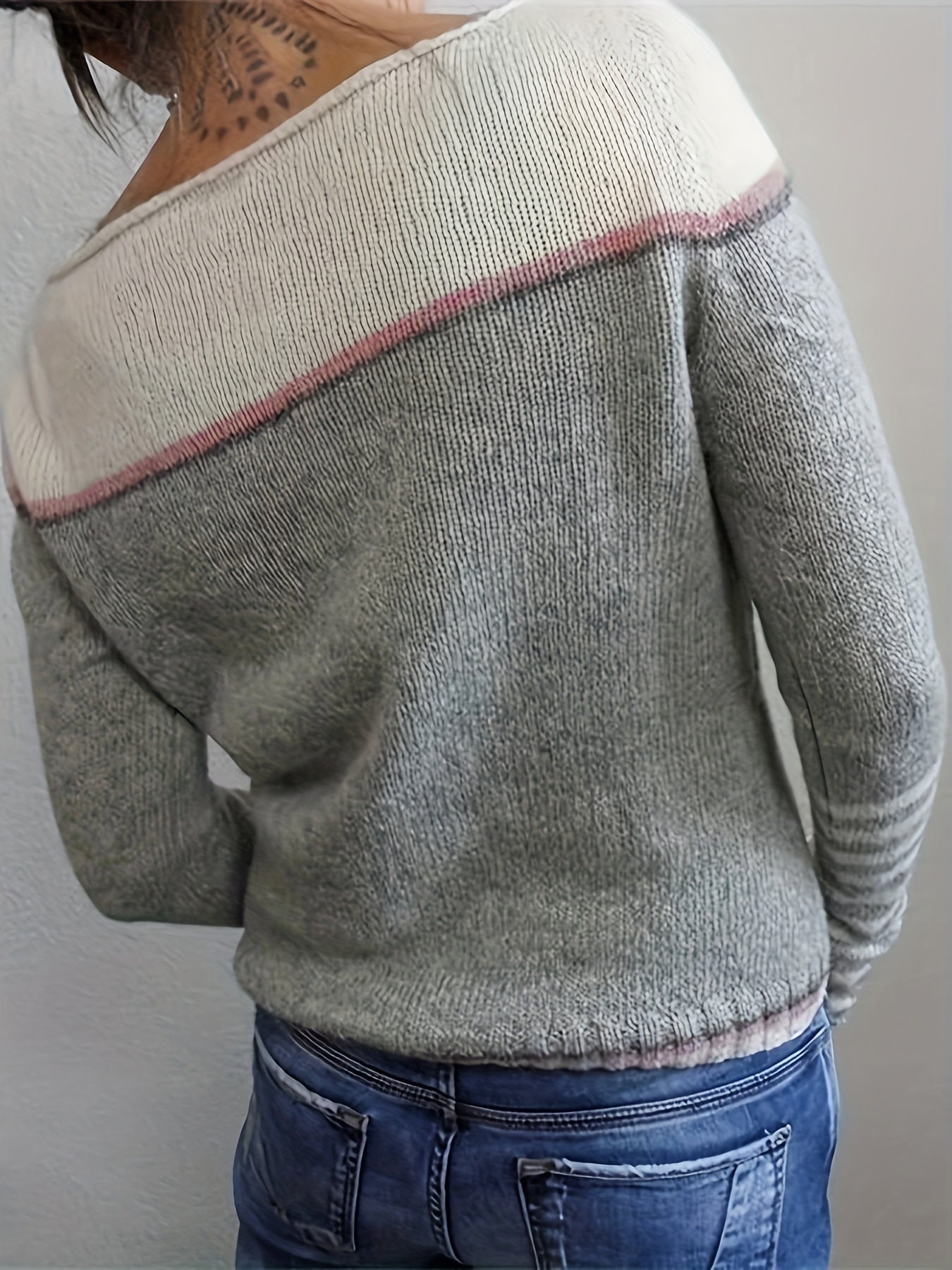 Katharina | Pull Rayé à Manches Longues