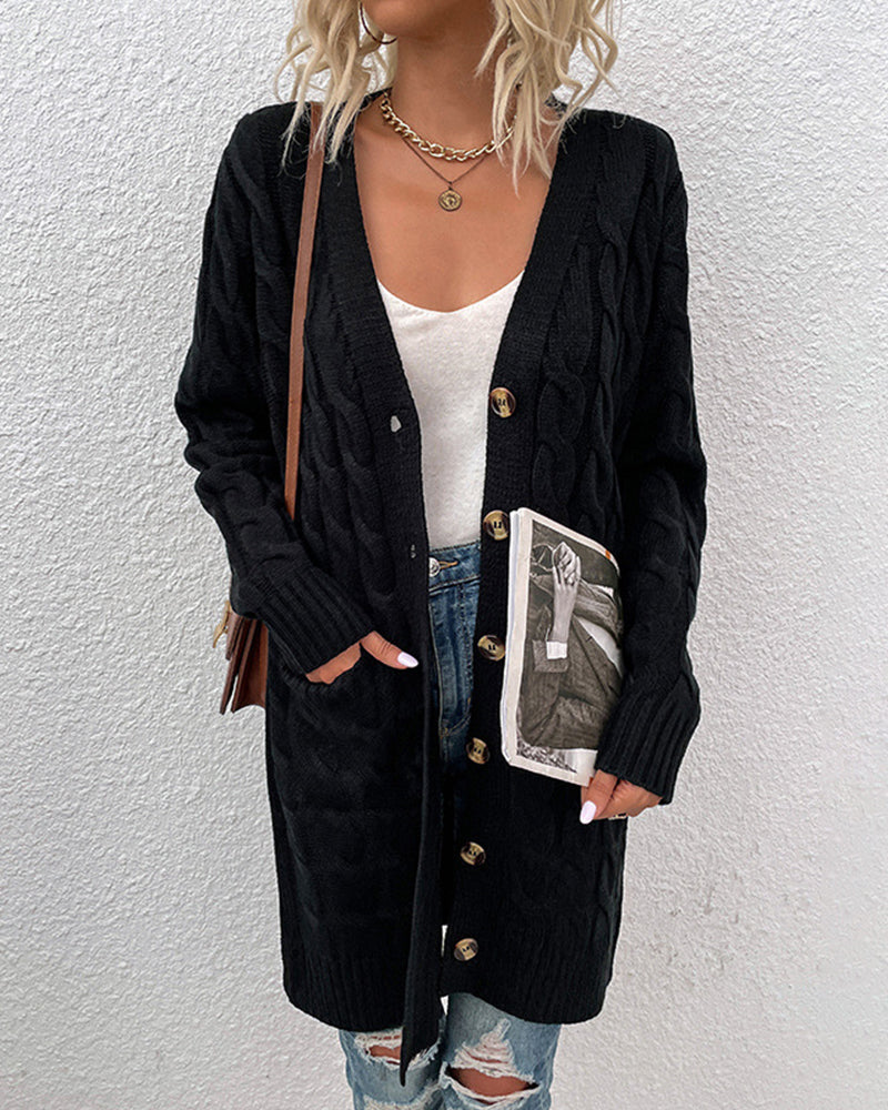 Isabelle | Cardigan en maille à manches longues