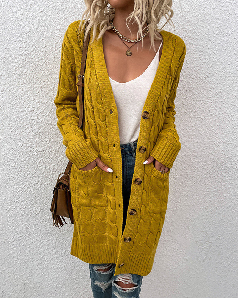 Isabelle | Cardigan en maille à manches longues