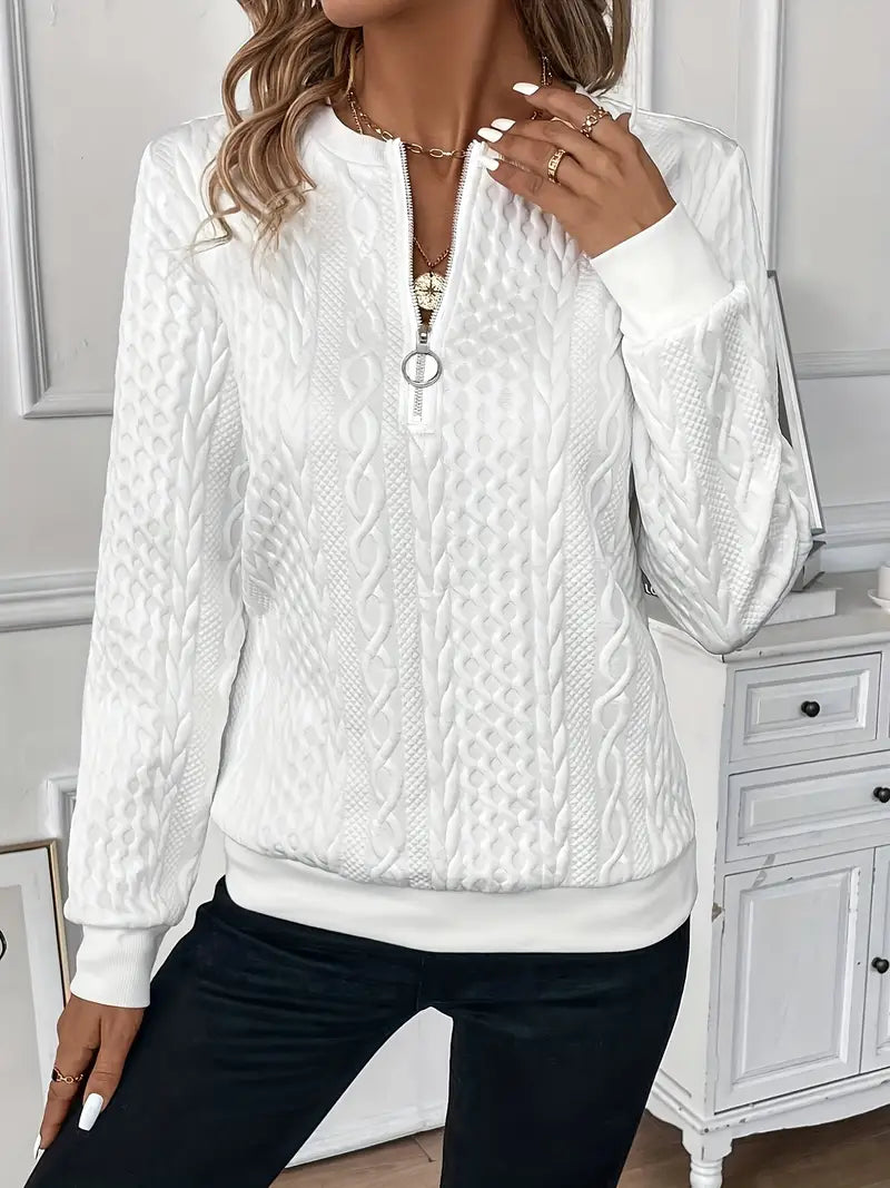 Lucia | Pull À Zip Élégant