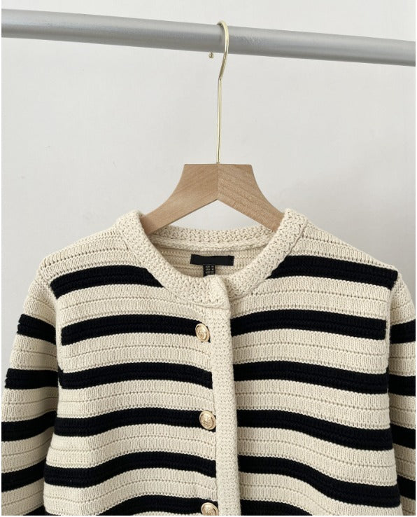 Maureen | Cardigan rayé confortable