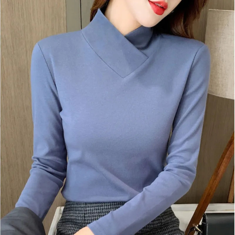Liora | T-shirt Col Roulé Chic