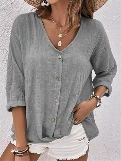 Élisa | Blouse Légère à Col V