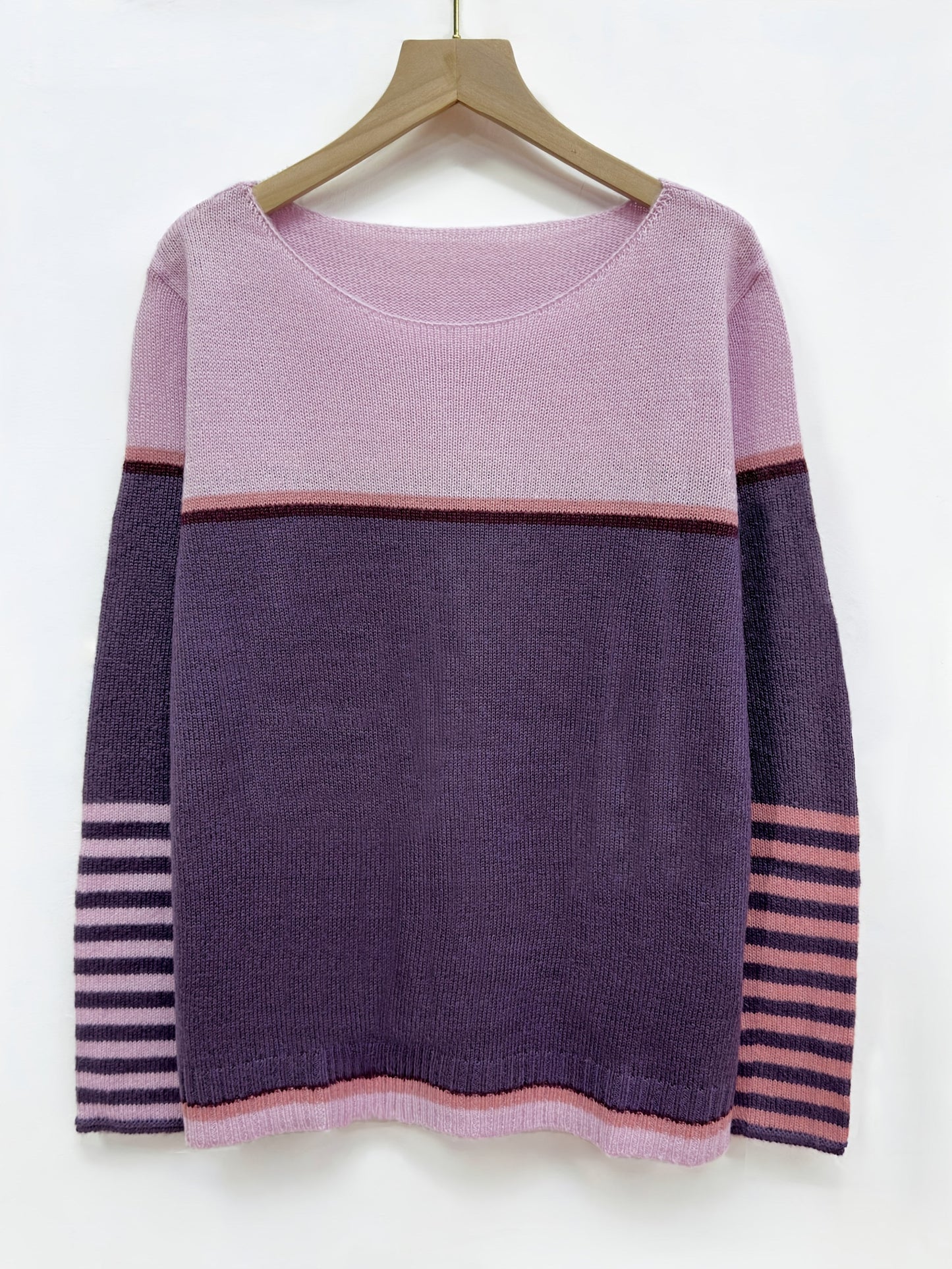 Katharina | Pull Rayé à Manches Longues
