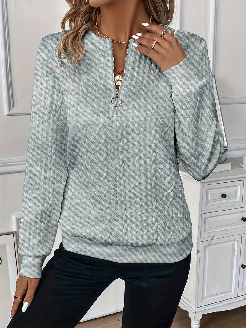 Lucia | Pull À Zip Élégant