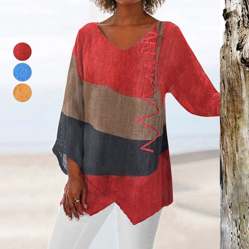 Garda | Tunique V-Neck Artistique