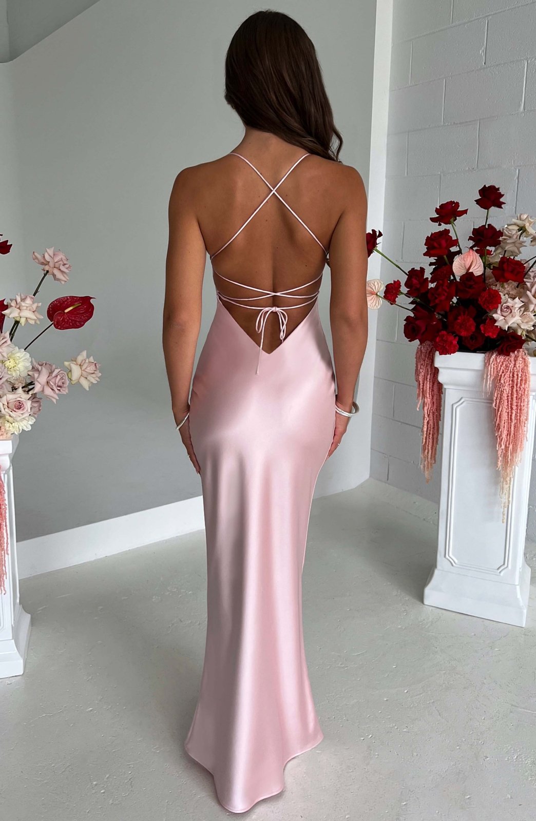 Isabelle | Maxi Robe en Satin de Luxe