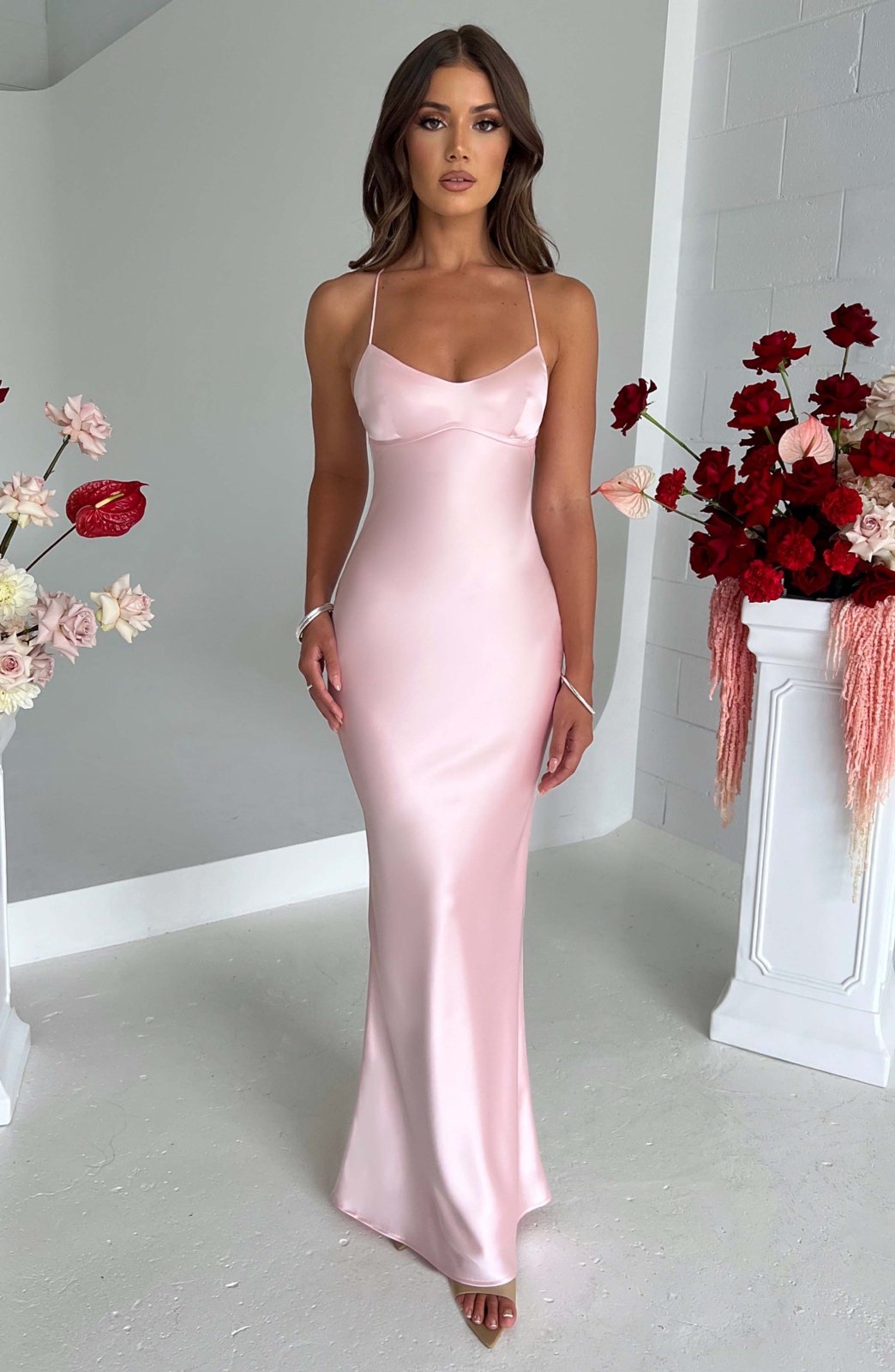 Isabelle | Maxi Robe en Satin de Luxe