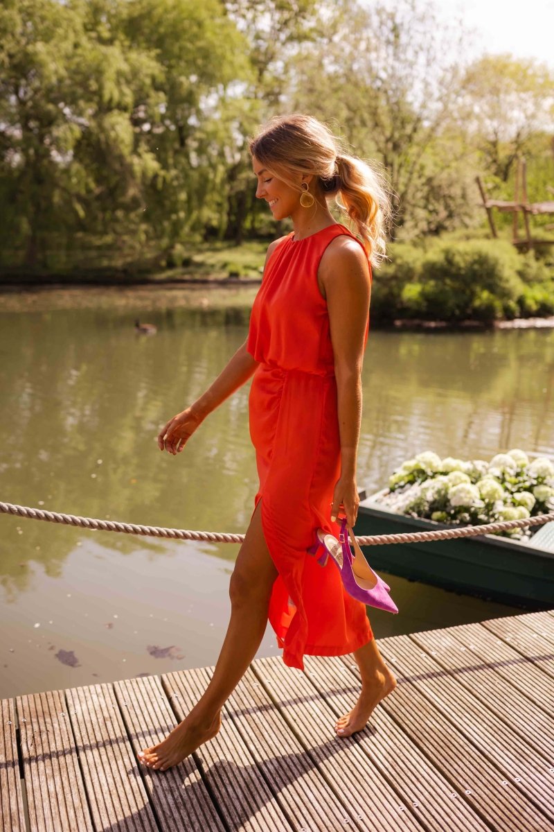 Lisa | Robe Midi d'Été