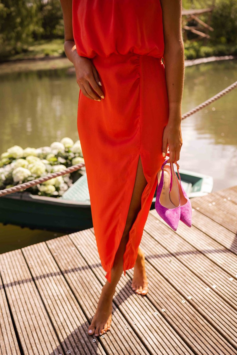Lisa | Robe Midi d'Été