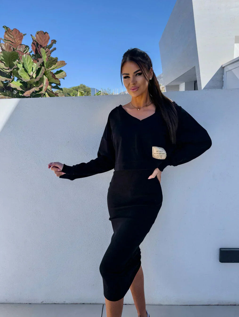 Laurine | Ensemble Décontracté Robe & Sweatshirt
