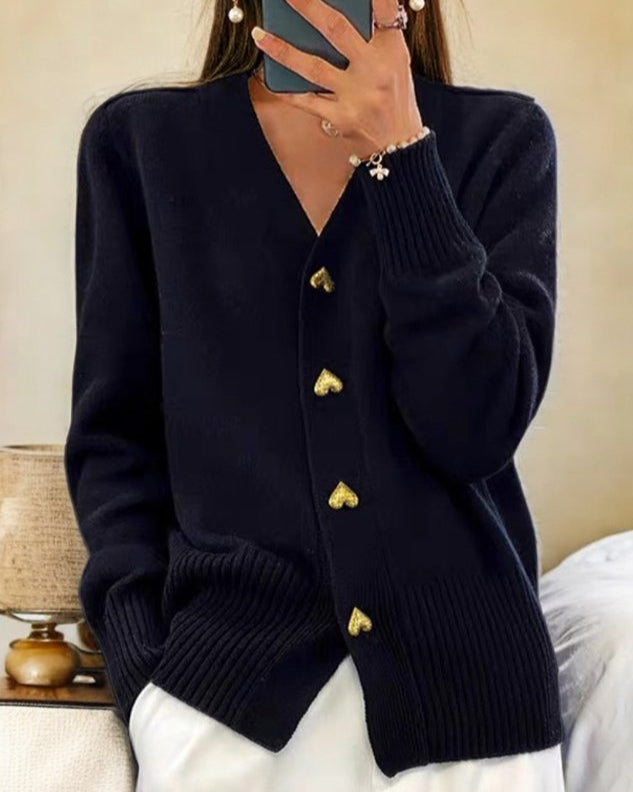Elina | Élégant Cardigan Romantique