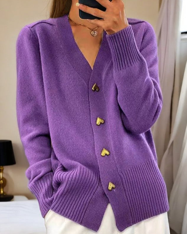 Elina | Élégant Cardigan Romantique
