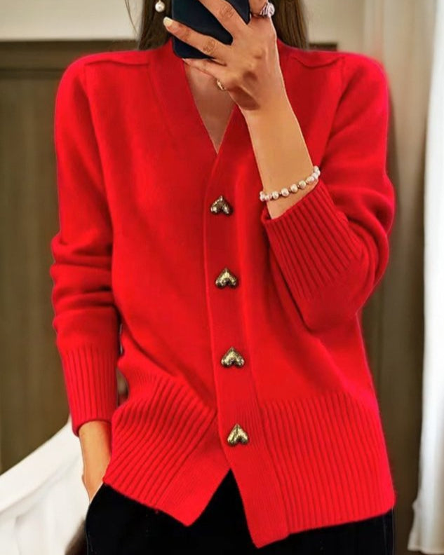 Elina | Élégant Cardigan Romantique