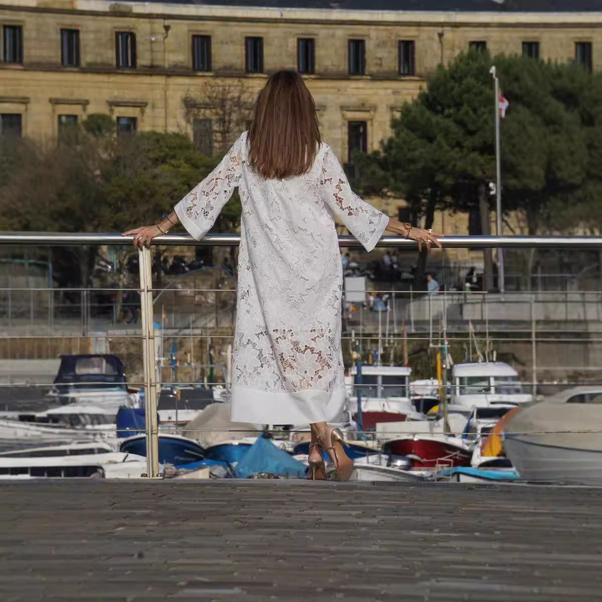 Sophie | Robe Élégante à Bordures