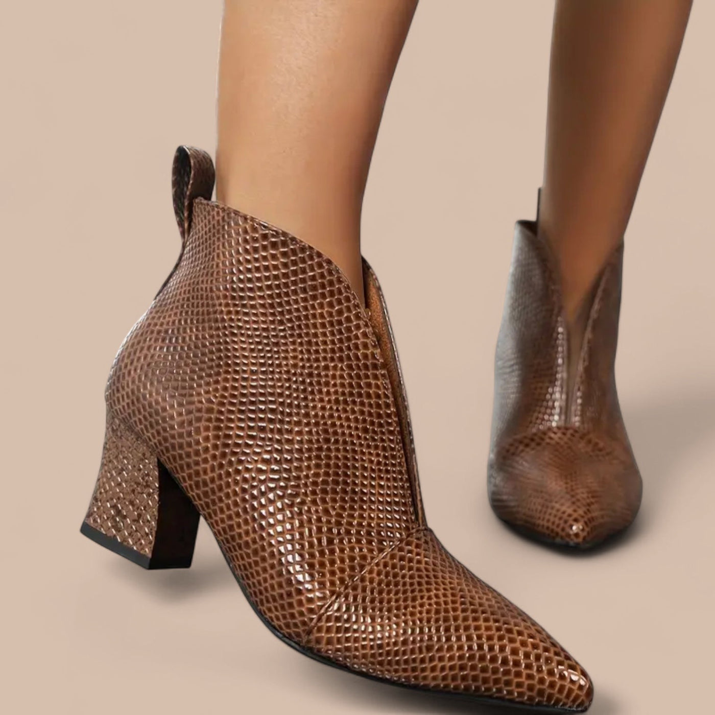 Ruth & Eleanor™ | Bottines à Talons Aiguille pour Femmes