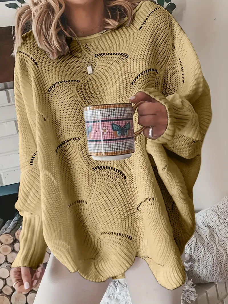 Alexa | Pull en tricot uni