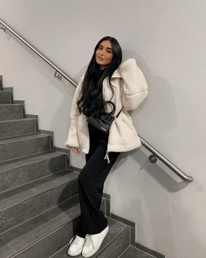 Anna | Manteau d’hiver doux et chaud en laine