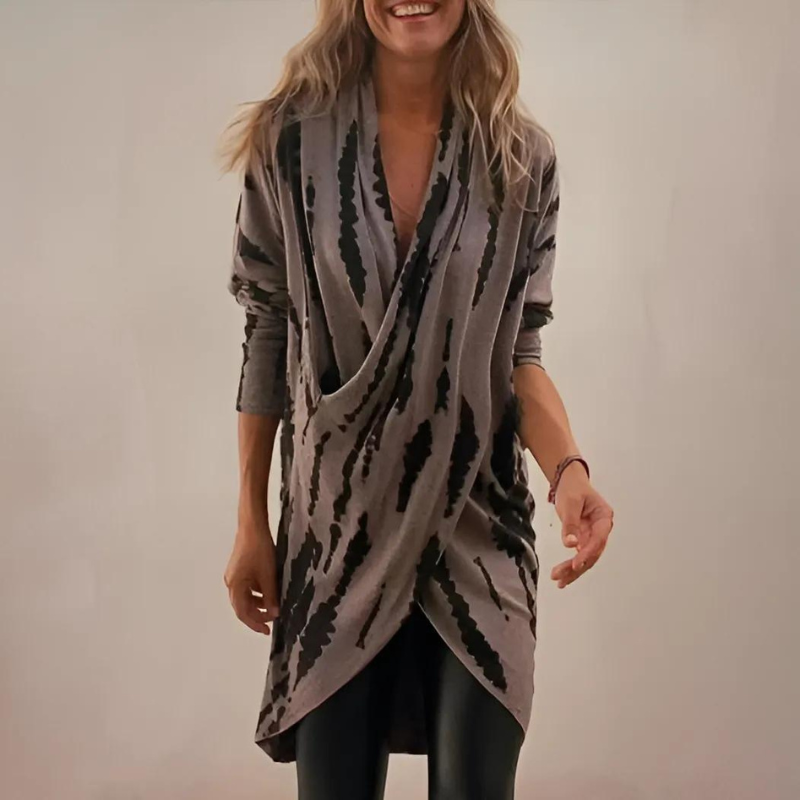 Elise | Tunique V-Neck de Luxe avec Coupe Détendue
