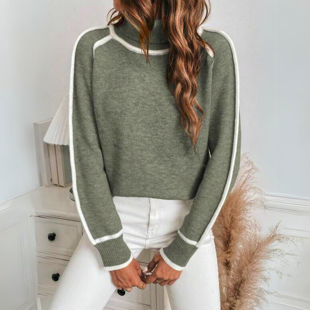 Kaylee | Pull Roulé Élégant