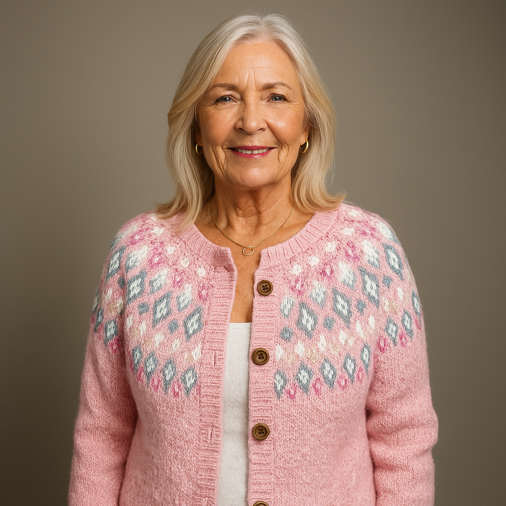 Ruth & Eleanor™ | Cardigan Rose Douillet