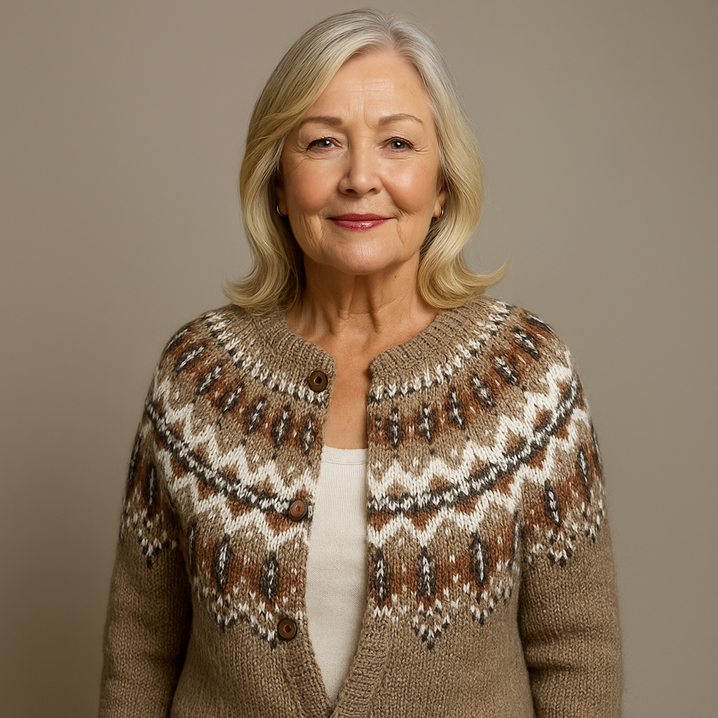 Ruth & Eleanor™ | Cardigan Vintage Islandais Classique