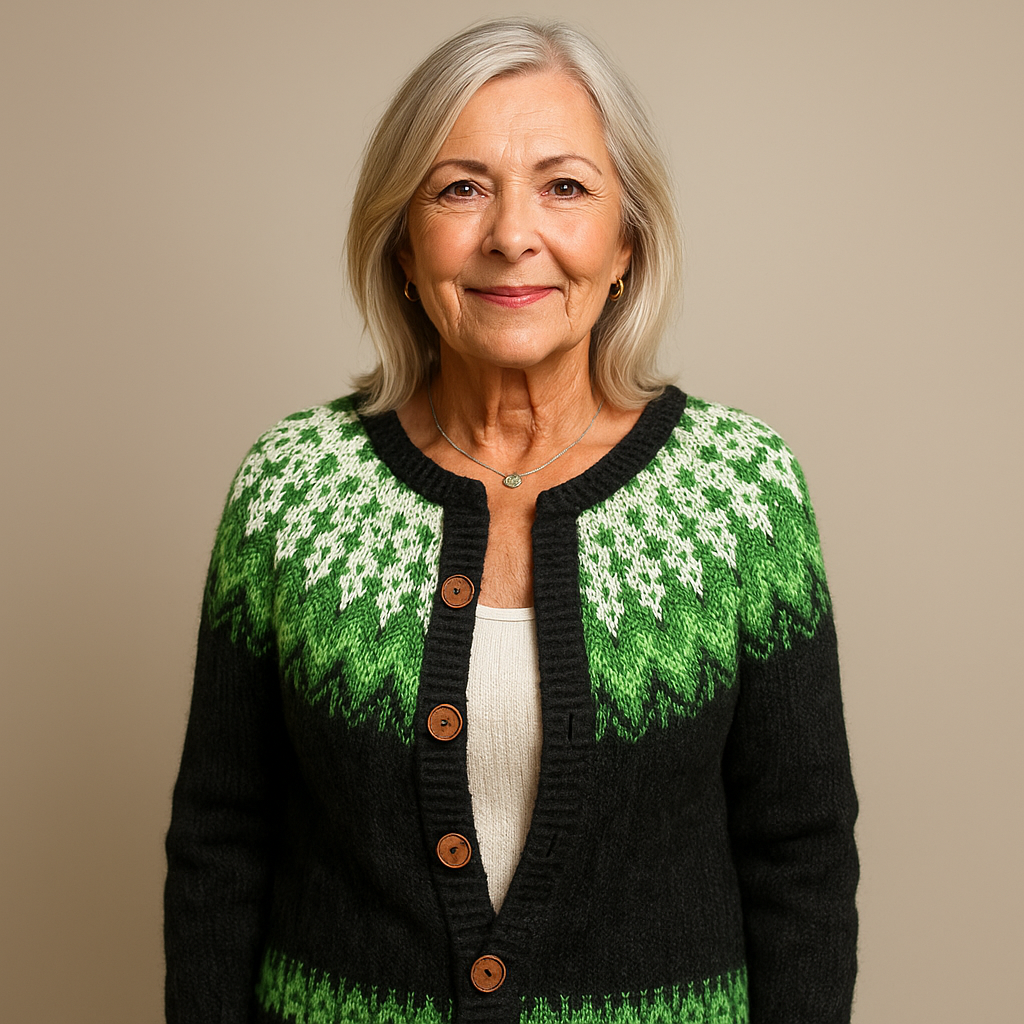 Ruth & Eleanor™ | Cardigan Islandais Rétro