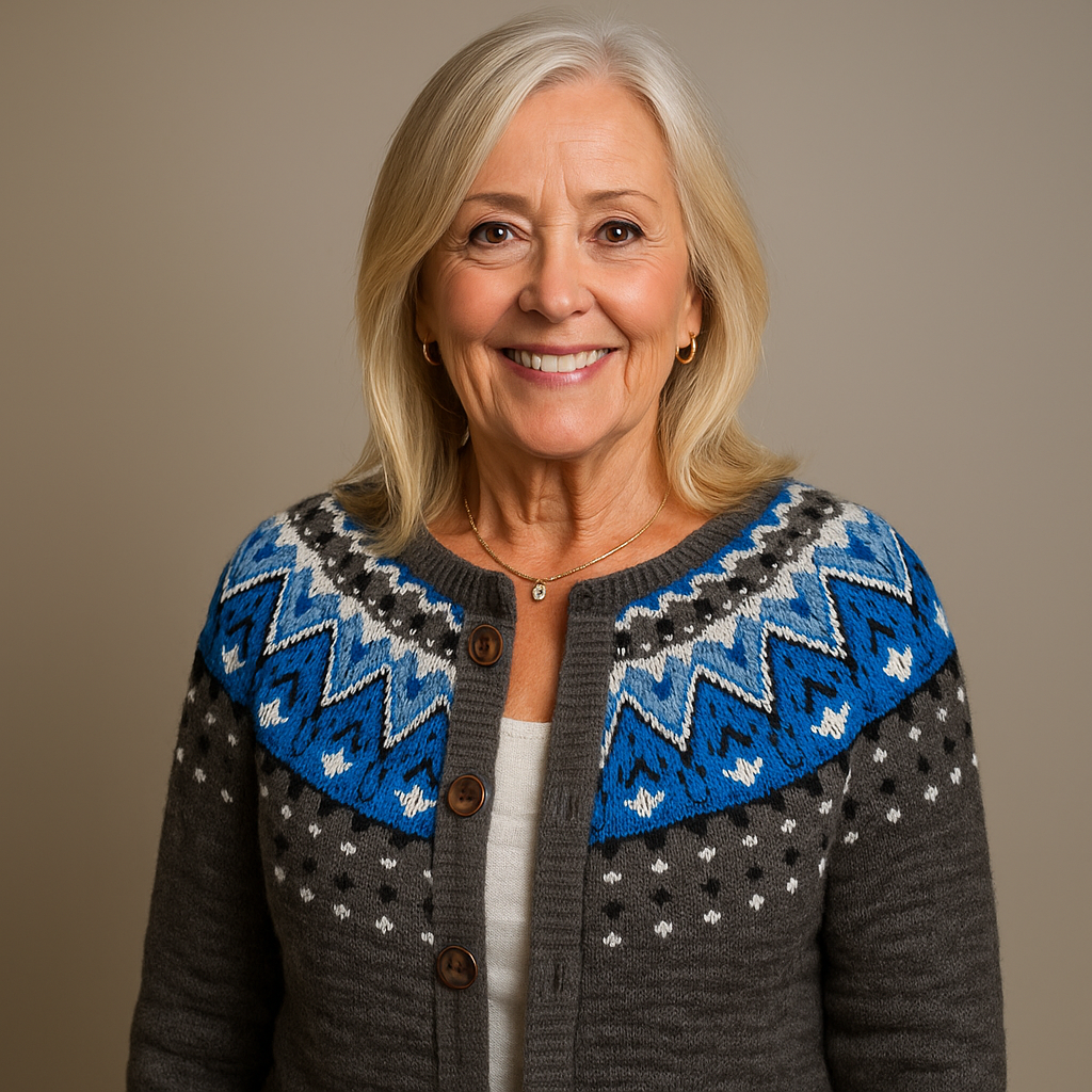 Ruth & Eleanor™ | Cardigan Islandais Rétro