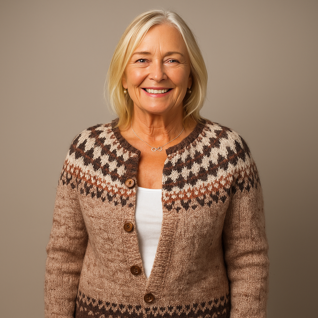 Ruth & Eleanor™ | Cardigan Islandais Rétro