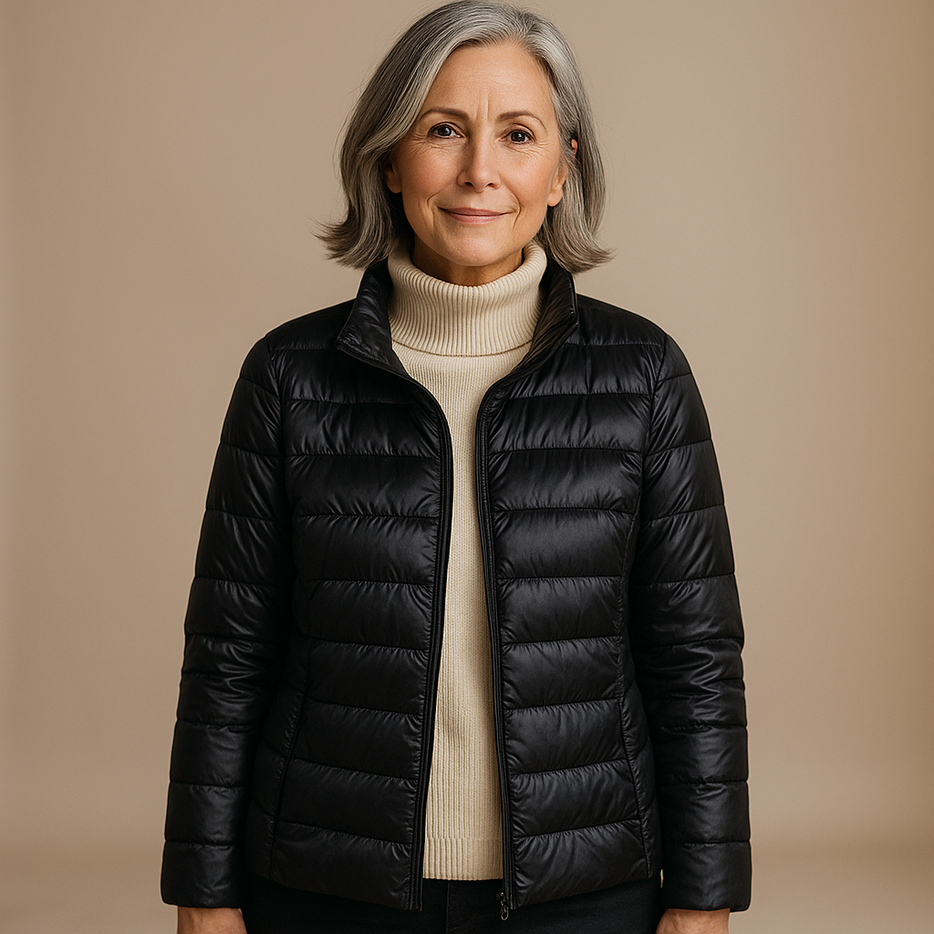 Ruth & Eleanor™ | Veste Puffer - Noir