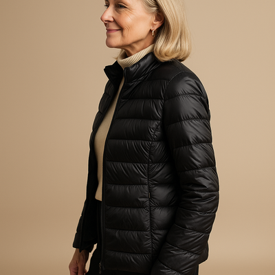 Ruth & Eleanor™ | Veste Puffer - Noir