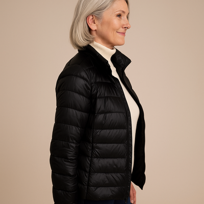 Ruth & Eleanor™ | Veste Puffer - Noir