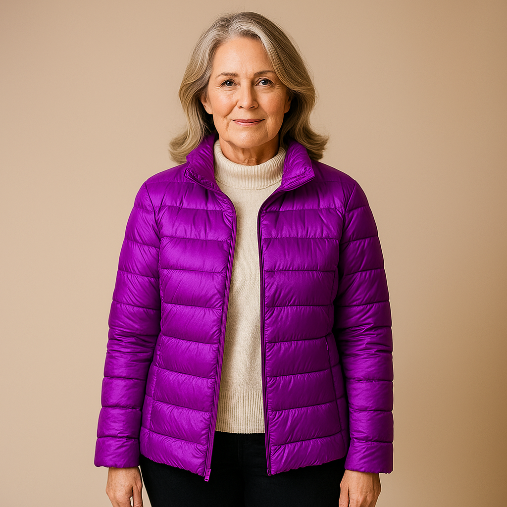 Ruth & Eleanor™ | Veste Puffer - Violet