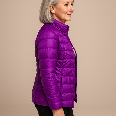 Ruth & Eleanor™ | Veste Puffer - Violet