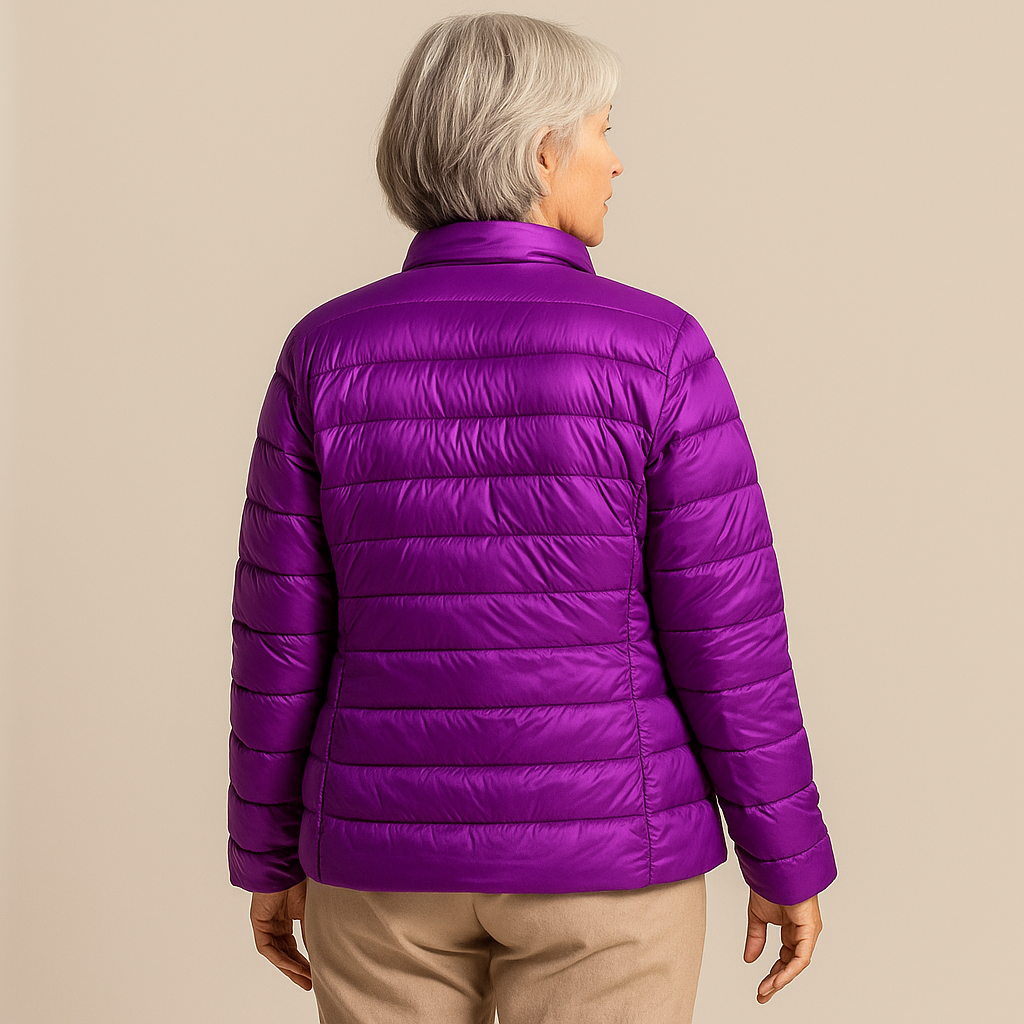 Ruth & Eleanor™ | Veste Puffer - Violet