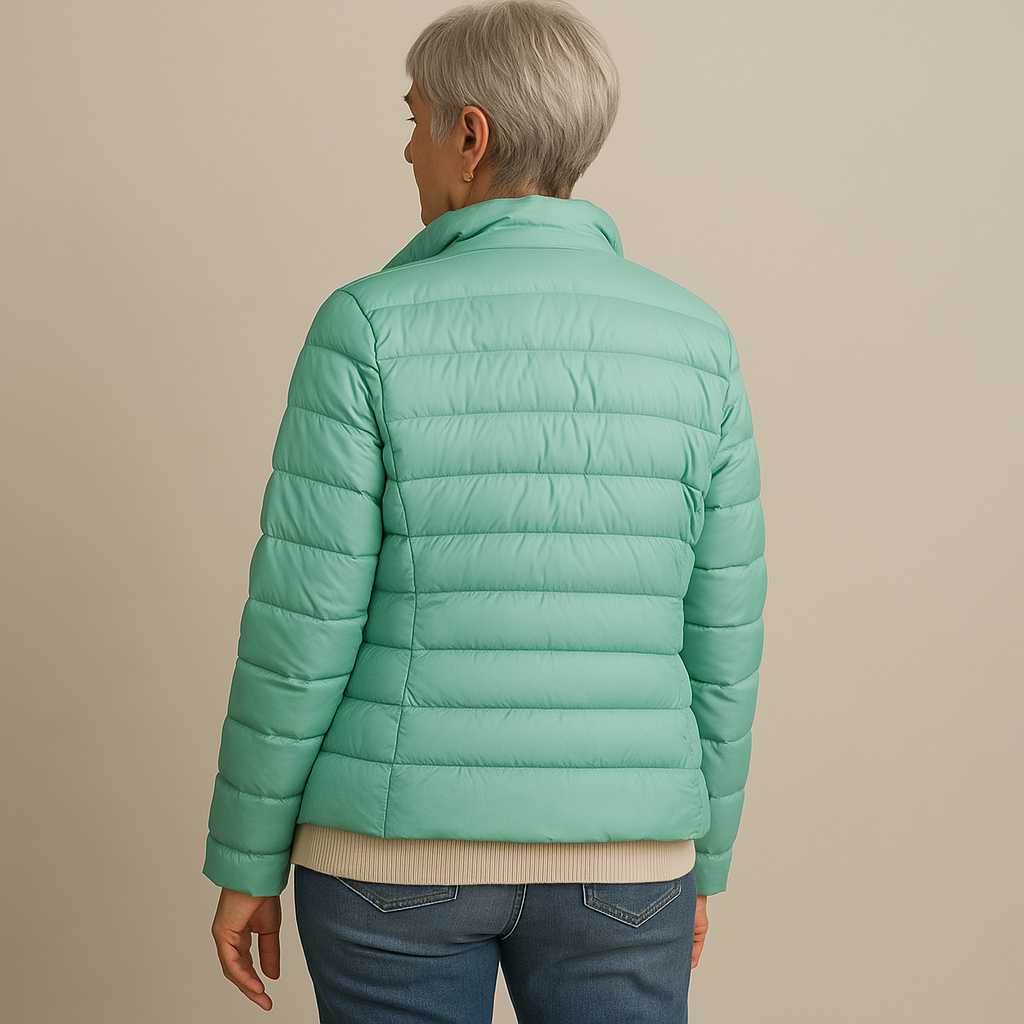 Ruth & Eleanor™ | Veste Puffer - Turquoise