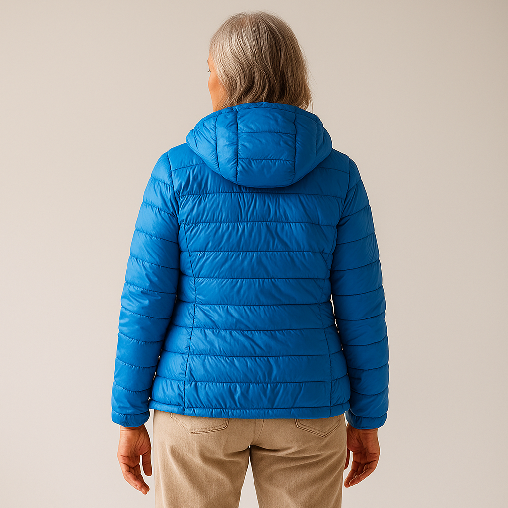Ruth & Eleanor™ | Veste Puffer à Capuche - Bleu