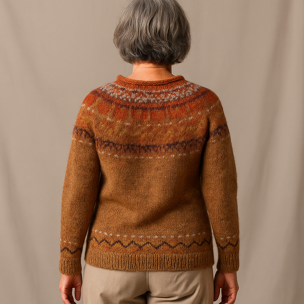 Ruth & Eleanor™ | Pull Vintage Col Rond