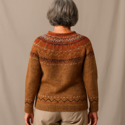 Ruth & Eleanor™ | Pull Vintage Col Rond